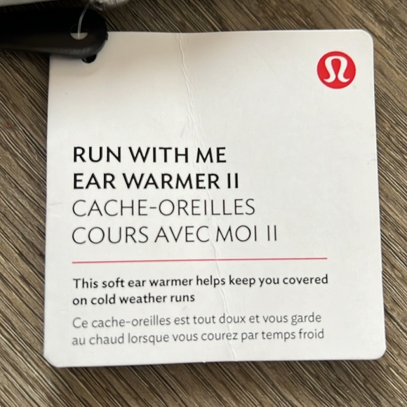 NWT Lululemon Run with Me Ear Warmer II, O/S. - Picture 4 of 4